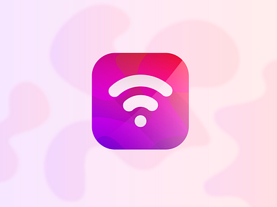 Signal Gradient button colorfull gradient icon signal ui wifi