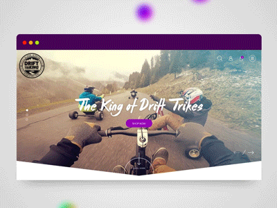 Drifttriking Web Re-Design interaction design redesign ui design ux design website