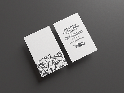 Dmerc Stationary artist branding business card graffiti identity illustrator layout minimal print print design stationary