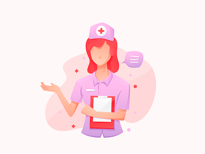 Pregnancy Nurse Onboarding Illustration app baby health illustration mom mother nurse onboarding pregnancy