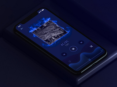 Daily UI #009 - Music Player daily ui dark futuristic music player ui