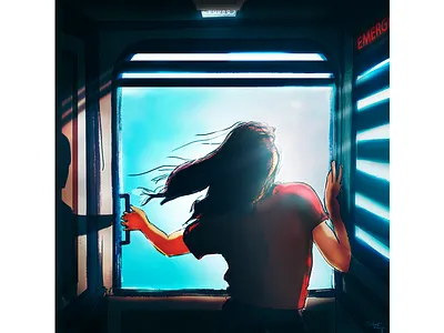 "The Last Goodbye" art daily design digital art doodle graphic design illustration illustrations illustrator ink sketch sketching