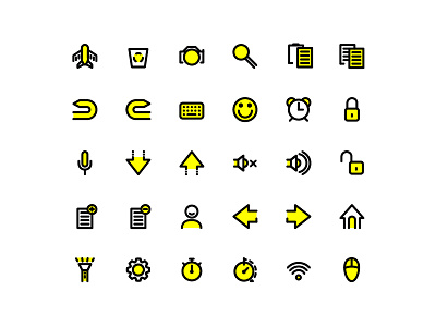 UI Icon Set android icon colour icon set icon set ios icon line icon simple ui