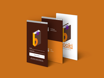 booki app branding ui ux