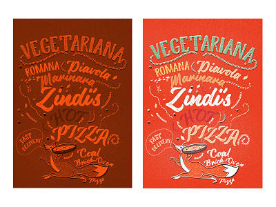 Zindi's Pizza Box Illustrations concept drawing illustration