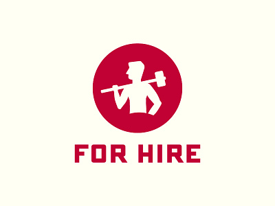 For Hire builder hammer work worker