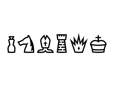 Iowa: Digital Chess Set chess icon knight line