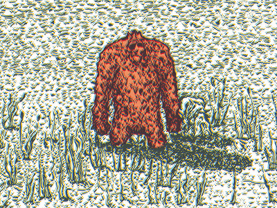 Big Foot bigfoot green illustration nature orange