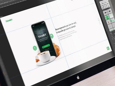 Thanky v.2 coffee food homepage landing landing page minimalistic