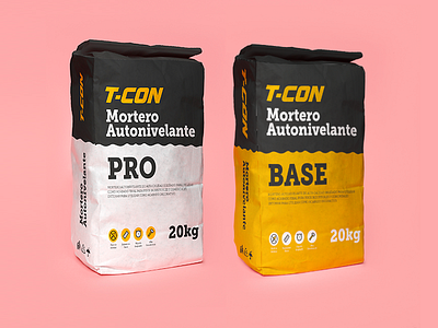 T-CON Self leveling packaging design mockups packging self leveling