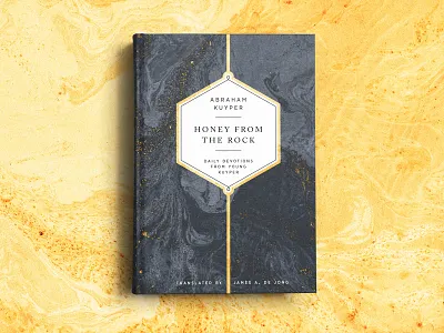 Honey from the Rock Bookcover book bookcover gradient map hardcover honey marbled rock