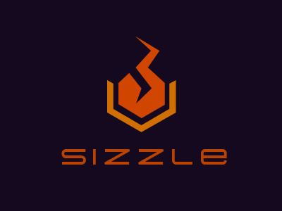 Daily logo challenge #10 dailylogo dailylogochallenge flame logo graphic logo logodesign logodesignchallenge sizzle sizzle logo