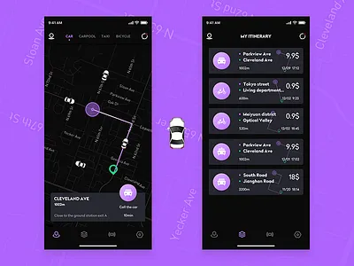 A taxi interface, please advise