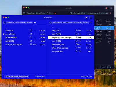 Commode App app application color commode file macos os window