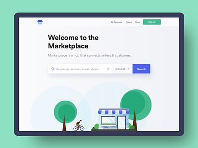 Marketplace application design market place ui ux website