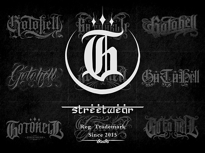 GOTOHELL bandmerch lettering logo logoband logotype orbusdeadsign streetwear typography
