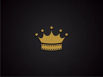 Crown Entertainment logo cinema crown entertainment gold king logo luxury media movie royal studio vector