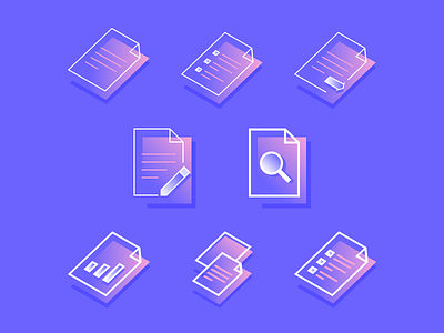 Icon Set flat gradient icon iconography icons isometric line vector