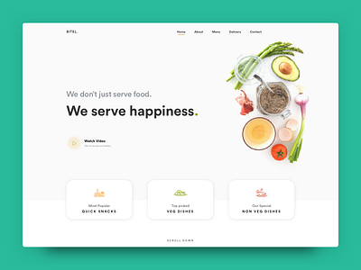 Daily UI Challenge: Day 84 Restaurant Website bakery breakfast daily ui challenge food hotel interaction design motel restaurant ui design ux design web design website