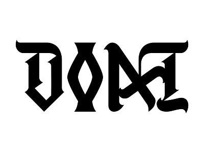 Дом blackletter calligraffiti calligraphy experimental lettering letters pltnk vector vectorized