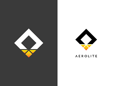 Daily Logo Challenge Day 1 - Aerolite Rocketship a aerolite dailylogochallenge logo logo design mark rocketship