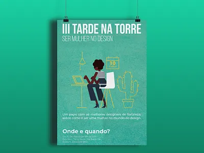 Afternoon at The Tower afternoon design flat illustration tower