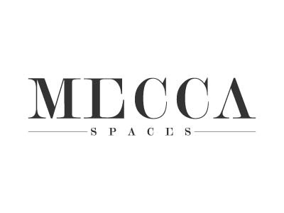 Mecca Spaces branding creative graphics identity illustration logoplace logotype mecca packaging stationary typography