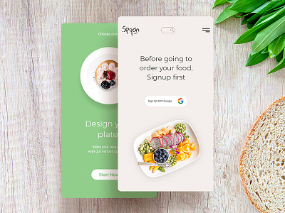 Spoon The Restaurant App business design food holiday interaction menu prototype restaurant travel ui ux