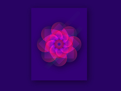 Fluo Flower artwork digitalart illustration