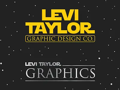 Star Wars LTG Logo branding design logo star wars type