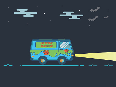 "Mystery Machine" from the TV show "Scooby-Doo" cartoon van mystery machine scooby doo van