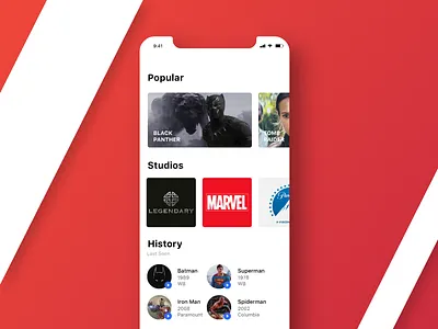 Films And Videos android app design films iphone mobile player rajat mehra ui ux video web