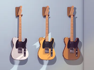 Telecaster 52 electric guitar guitar illustration telecaster