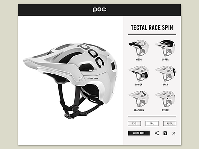 Poc helmet mountain bike mtb ui