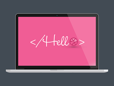 Hello Dribbble! debut developer first web