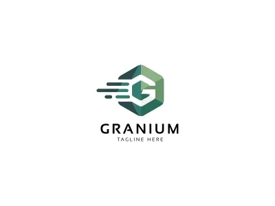 Granium - Hexagon Logo Template hexagon identity letter g logo logotype pixel professional software struture tech technology unique