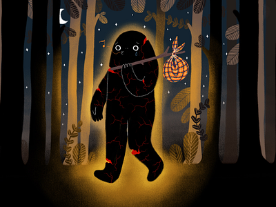 The adventurer drawing illustration procreate