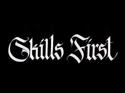 Skills calligraphy freehand handwriting handwritten kaligrafia lettering liternictwo litery powerscripts script typografia typography