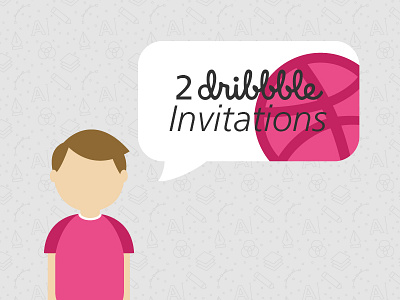 Two Dribbble Invitations draft dribbble dribbble invitation dribbble invite invitation invite