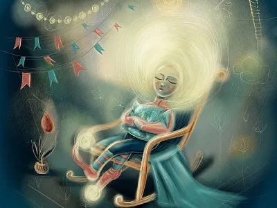 Light Character character children illusration illustration story