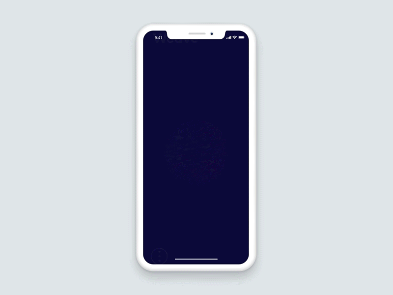 Weave - menu interaction app interacton iphone x motion ui ux