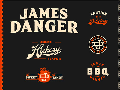 JD - Graveyard bbq bbq sauce branding identity logo mark matt thompson texture type