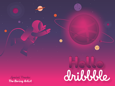 Hello Dribbble! @theboringartist