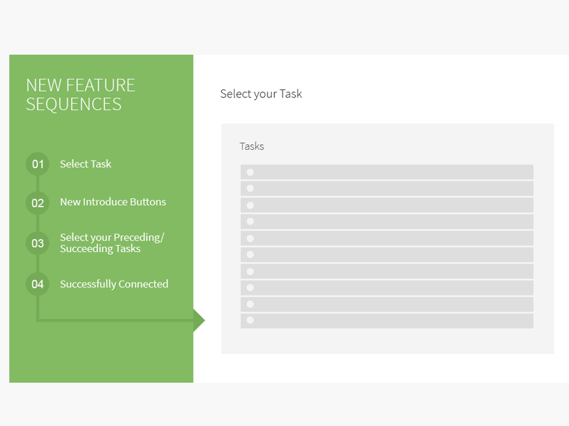 Task Connecting Demo ui ux