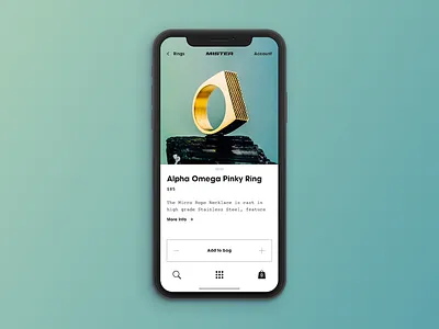 Mister ecomm ecommerce fashion mobile product page ui ux website