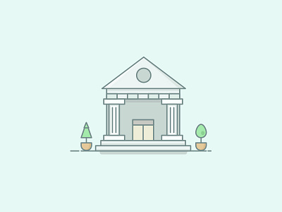 Test Icon_02 bank icon outline icon