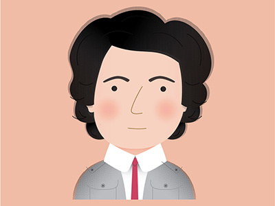 Clara Lemlich illustration vector