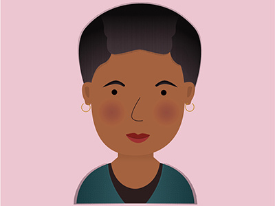 Maya Angelou illustration vector