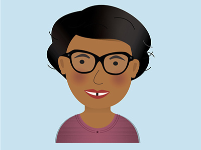 Claudette Colvin illustration vector