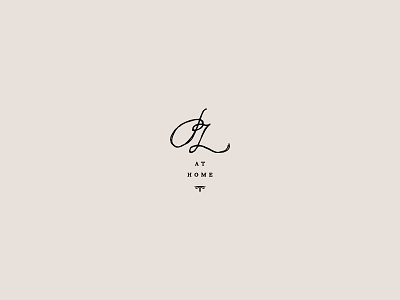 JL blog branding hand lettering logo monogram script